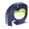 USUPERINK 40 Pack Compatible for Dymo LetraTag Refills 91330 91220 91200 59421 S0721510 White Paper Label Tape 1/2'' 12mm x 4m for Letra Tag LT100H LT100T QX50 Label Maker Black on White Tape view 1