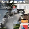 Camera for Home Surveillance,5MP POE PTZ Surveillance Camera Outdoor Full Color Night Vision Ai Human Detection Waterperoof Security IP Camera,5mp view 4