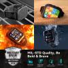 AMAZTIM Smart Watch, 60 Days Extra-Long Battery, 50M Waterproof, Rugged Military Bluetooth Call(Answer/Dial Calls), 1.85" Ultra Large HD Display, AI Voice Assistant, Compatible for Android and iOS view 2