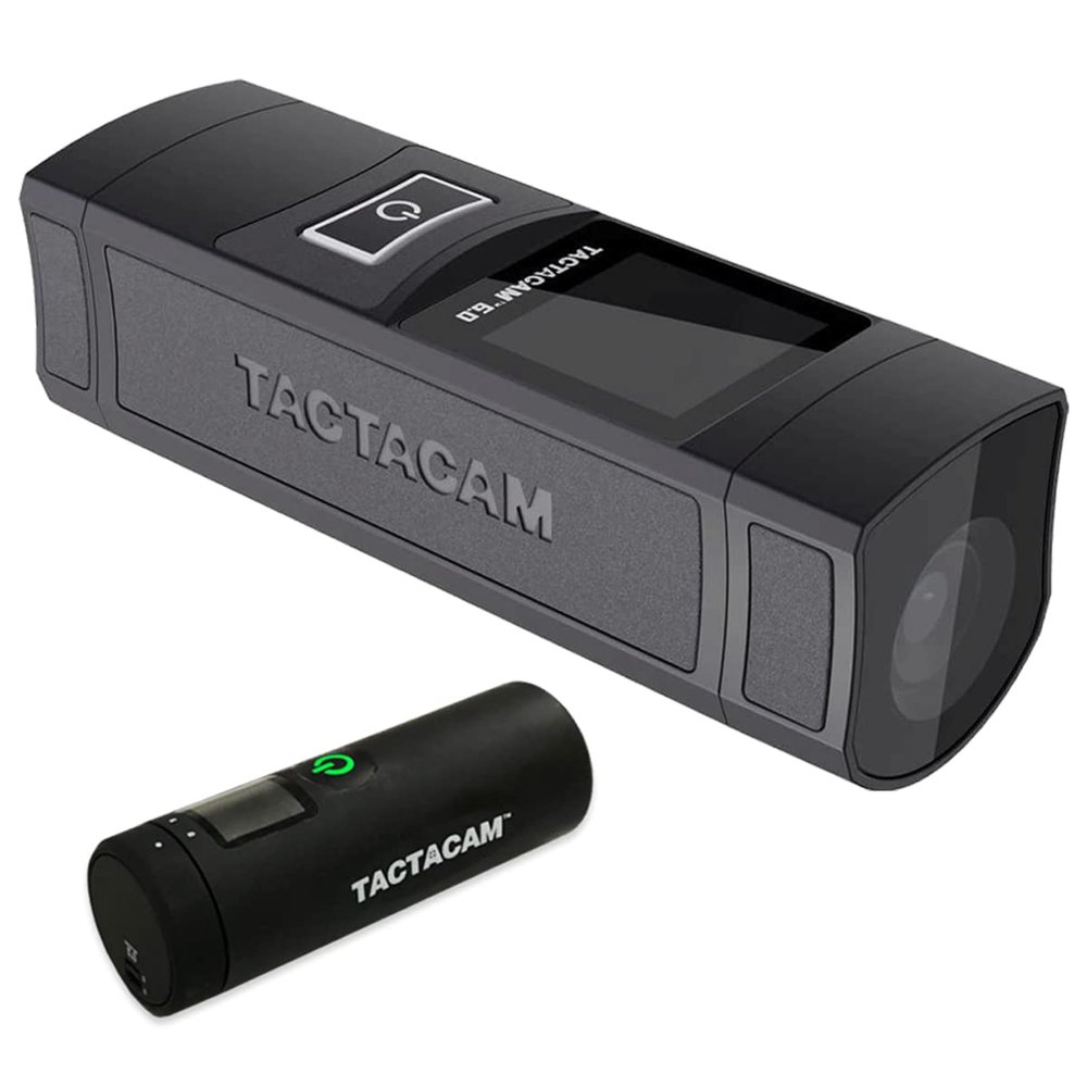 Tactacam 6.0 Action Camera, 4k 60 FPS, 8X Zoom, Waterproof, Integrated Image Stabilization, One Touch Operation (6.0) (Tactacam Remote)