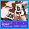 HP Sprocket Studio Plus 4x6 Wireless Instant Photo Printer, Wi-Fi, Premium Dye Sublimation, Prints Vibrant Color Pictures Bundle: Photo Album, Markers, Photo Paper, and Stickers. view 2