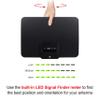 GE Ultra Edge Amplified HD Digital TV Antenna, Long Range Smart TV Antenna, Supports 4K 1080P HD Smart TV VHF UHF, Amplifier Signal Booster with Signal Finder, 10ft Coax HDTV Cable/AC Adapter, 58403 view 3