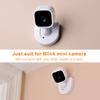 2 Pack Wall Mount for Blink Mini Indoor Camera,Strong Adhesive Camera Mount Base for Blink Mini Indoor Camera,Two Ways Easy Installation, No Drilling or Screw Secured Fixed view 4
