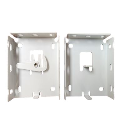 Rollease Square Fascia Bracket Set R8 R-Series 4" - White