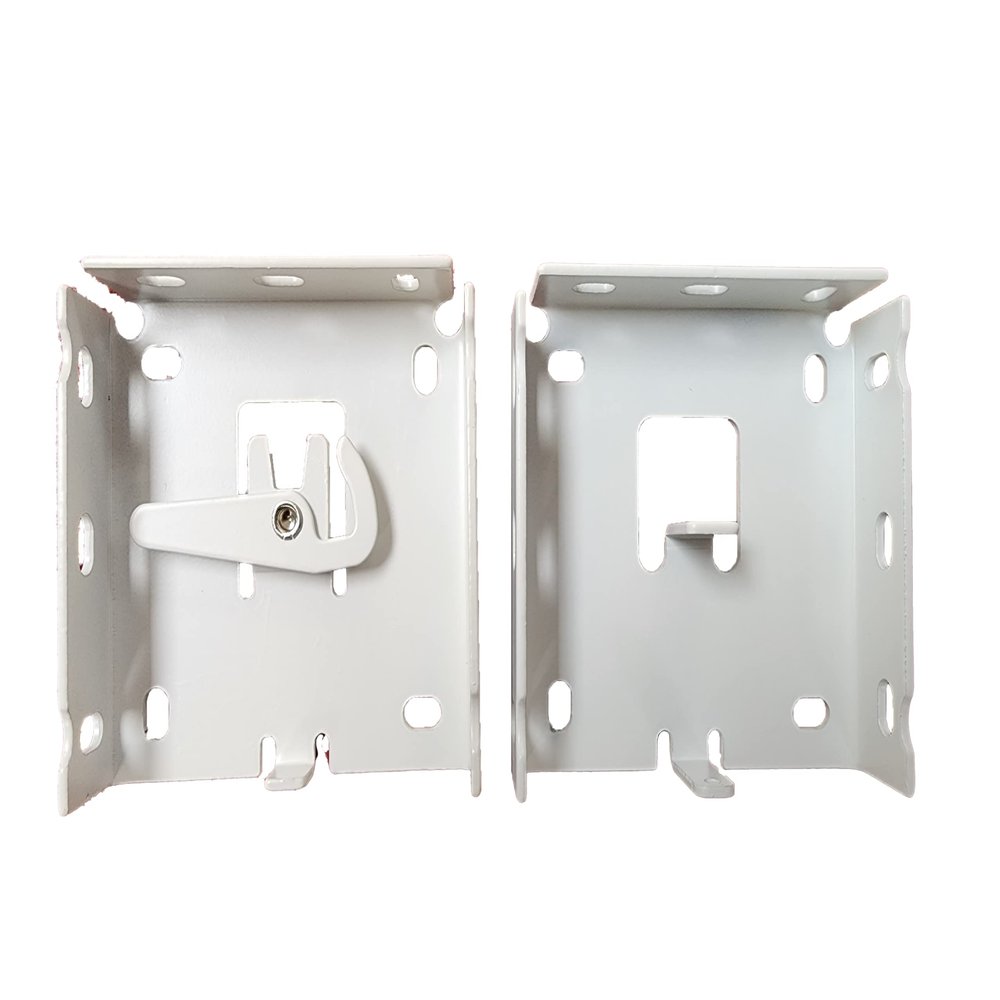 Rollease Square Fascia Bracket Set R8 R-Series 4" - White