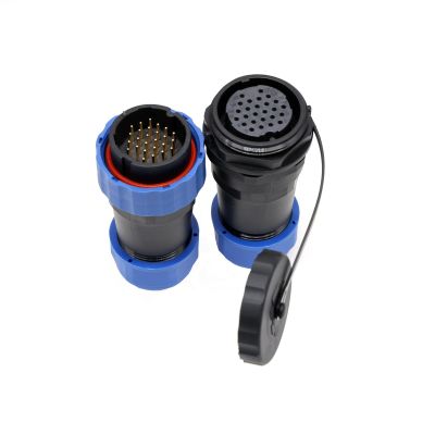 ZBLZGP SD28 26 Pin Docking Connector Aviation Electrical Outdoor Circular Waterproof Power Equipment Industrial Connector Male Female Cable Plug 5A