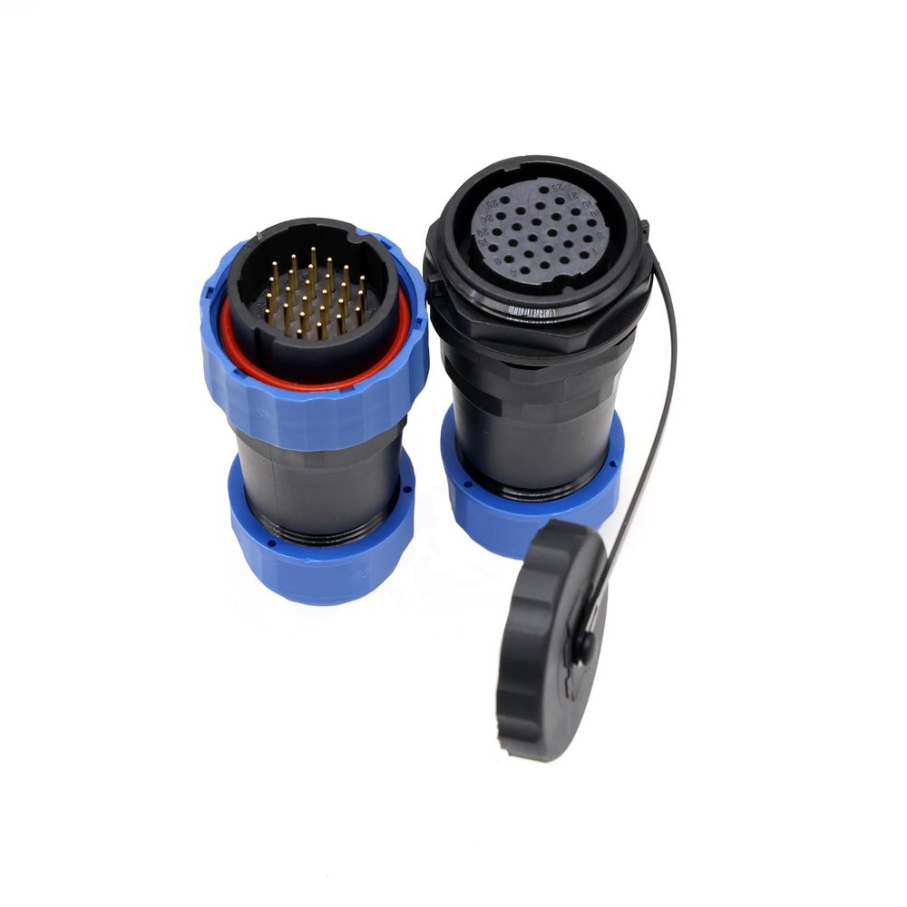 ZBLZGP SD28 26 Pin Docking Connector Aviation Electrical Outdoor Circular Waterproof Power Equipment Industrial Connector Male Female Cable Plug 5A