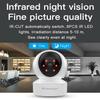3MP Smart Indoor WiFi IP Camera Pan & Tilt Humanoid Detection Delimitation Detection Motion Detection Smoke Alarm Sound Detection Absence Detection 2-Way Talk IR Night Vision view 3