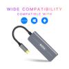 USB C hub 4K to HDMI 2 3.0 and FlashDrive Type Hub USB-C Power Adapter Compatible for MacBook Pro Chromebook Deal XPS Samsung Galaxy S8 S9 Note8 4 Ports view 4