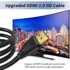 4K HDMI Cable 100ft, High Speed Hdmi Cables (HDMI2.0,18Gbps,1080P)-Ethernet Audio Return Video 4K HDMI Cable, Ultra High Speed Gold Plated Connectors, Compatible with Playstation Arc PS3 PS4 PC HDTV view 3