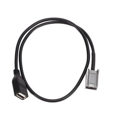 Tefola Car Audio USB Adapter Cable, Audio USB Adapter Cable Support MP3 WMA WAV Replacement for Mitsubishi Outlander ASX Lancer