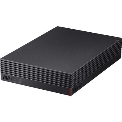 Buffalo HD-ACD8U3 CMR HDD External Hard Drive, 8 TB TV Recording, PC/PS4/4K Compatible, Buffalo Nasne Compatible, Quiet & Compact, Made in Japan, Fault Prediction, Mimamori Signal