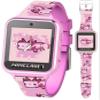 Minecraft Kids Smartwatch  Pink Axolotl Design, 10 Watch Faces, Step Counter, Selfie Camera, Calculator, Games, Voice Recorder, Alarm & Timer, Printed Silicone Straps  Fits Wrists 5.5"-8.0" view 1