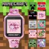 Minecraft Kids Smartwatch  Pink Axolotl Design, 10 Watch Faces, Step Counter, Selfie Camera, Calculator, Games, Voice Recorder, Alarm & Timer, Printed Silicone Straps  Fits Wrists 5.5"-8.0" view 3