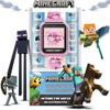 Minecraft Kids Smartwatch  Pink Axolotl Design, 10 Watch Faces, Step Counter, Selfie Camera, Calculator, Games, Voice Recorder, Alarm & Timer, Printed Silicone Straps  Fits Wrists 5.5"-8.0" view 4