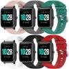 FitTurn 6-Pack Bands Compatible with Cubitt Jr Smart Watch Bands Replacement Quick Release Waterproof Soft Straps Washable Straps Wristbands Accessoy (SixColors-A) view 1