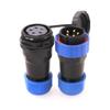ZBLZGP SD28 5 Pin Waterproof Connector 12-15mm Cable Electrical Panel Mount Male Female Plug Socket Bulkhead LED Power Cable Wire Connector view 2