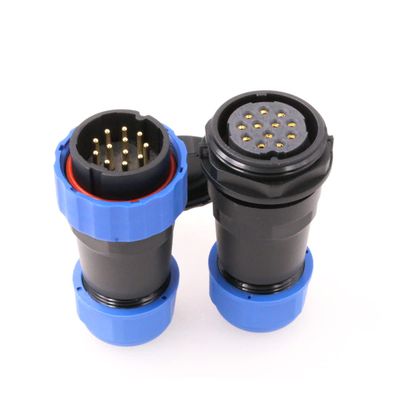 ZBLZGP SD28 12Pin 10A Connector Waterproof Electrical Equipment Cable Panel Mount 28mm Socket Plug Male Female Aviation LED Light Wire Connector