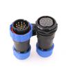 ZBLZGP SD28 12Pin 10A Connector Waterproof Electrical Equipment Cable Panel Mount 28mm Socket Plug Male Female Aviation LED Light Wire Connector view 1