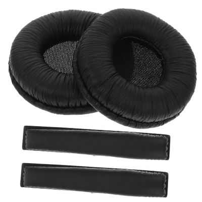 1set Professional Headphone Ear of Soft Sponge Cushions for Headphones Easy to Install Prevents Magnetic Inhalation for Office Use and Replacement of Damaged Pads