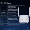 Metaspot TR200 Wireless Mobile WiFi Hotspot Router, 300Mbps High-Speed Internet Access, with a Card/Without a Card/Wired Connection/Three Ways to Connect to The Internet,with US 100GB Data. view 3