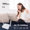 Metaspot TR200 Wireless Mobile WiFi Hotspot Router, 300Mbps High-Speed Internet Access, with a Card/Without a Card/Wired Connection/Three Ways to Connect to The Internet,with US 100GB Data. view 4