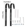 UGPLM Adjustable Bike Basket Hook, 2-Piece Metal Mounting Bracket for Bicycle Handlebar Baskets, Quick Release view 3