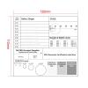 RADHAX Microscope Kit Micrometer Calibration Film Rule Stain Area Defect Inspection Gauge, High Transparent Soft Measuring Tool Microscope Lens Adapters view 2