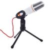SEIWEI Computer Capacitor Microphone with Tripod Stand Bracket, Suitable for Recording, Gaming, Desktop view 1