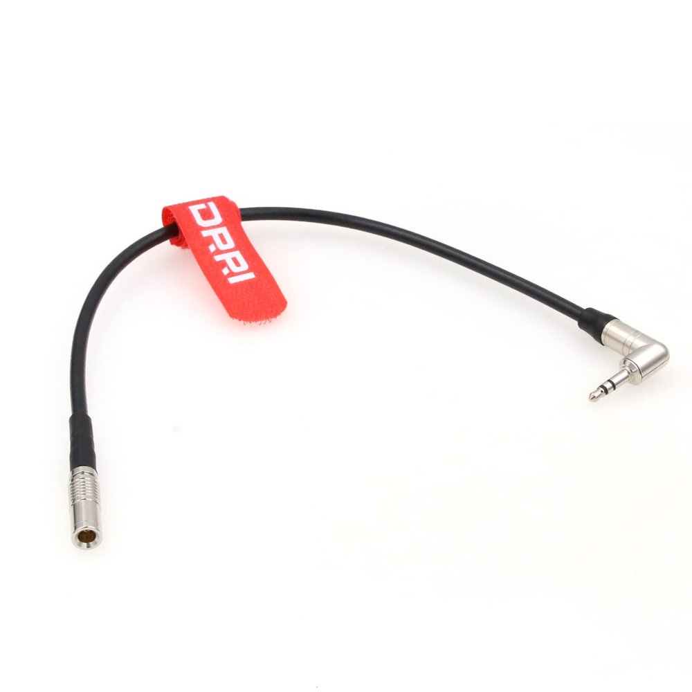 DRRI DIN 1.0/2.3 & Tentacle Sync E External Timecode Cable for Canon R5C and Zoom F6/ Atomos Ultra Sync One TCG