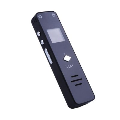 TOEWOE 8GB Digital Voice Recorder, Portable Audio Recorder, Voice Activated Recorder for Lecture, Meetings, Interviews, with MP3 Player, A-B Loop Playback, Black