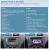 Android for VW Jetta Seat Passat Tiguan CC Golf Skoda Double Din Car Stereo with Wireless Carplay/Android Auto 7 Inch HD Touchscreen Head Unit GPS WiFi Bluetooth SWC FM Backup Camera Dual Mic view 2
