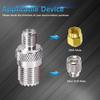 TUOLNK Mini UHF to SMA Coaxial Adapter, 2pcs, Gold and Silver, Pure Copper and Nickel Plated, 50 Ohm, Low-Loss view 3