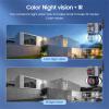 INQMEGAPRO 4MP Security Camera Outdoor, 10X Optical Zoom,Dual-Lens Outdoor Camera,360 Degree Pan/Tilt/Zoom Security Camera System with Motion Tracking, Two-Way Talk,Siren Alarm, Color Night Vision view 3