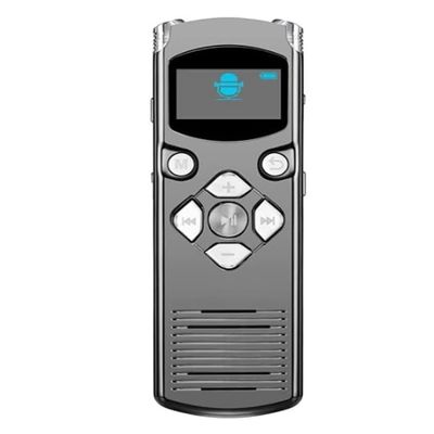 TOEWOE Digital Voice Recorder, Voice Activated Recorder, Small Tape Recorder with Speaker, Voice Recorder for Lecture, Meetings, Class, HD Audio Dictaphone, MP3 Player (Size : 8GB)