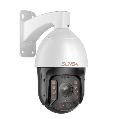 SUNBA 5MP PoE+ Auto Tracking PTZ IP Camera Outdoor, 72X Zoom High Speed Security Dome, 2-Way Audio & Bulit-in TF Card Slot, Deep A I& Long Range Infrared Night Vision up to 1500ft (P636 V2)
