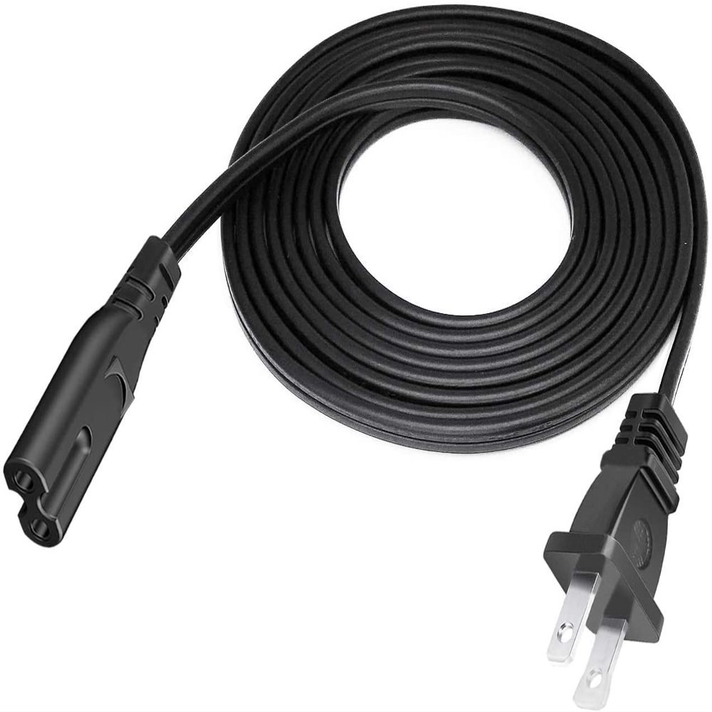 DIGITMON 8FT Premium 2-Prong Replacement AC Power Cable Compatible for Epson Expression Home XP-420 Printer