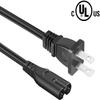 DIGITMON 8FT Premium 2-Prong Replacement AC Power Cable Compatible for Epson Expression Home XP-420 Printer view 3