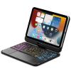 QYiiD Magic 360 Rotating Keyboard Case for iPad Mini 6 2021 - Smart Trackpad - 7 Color Backlight- 360 Rotatable - Wireless Smart Folio Auto Sleep/Wake Cover for iPad Mini 6th Generation view 2