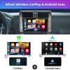 [2+64GB] Android 13 Car Radio for Toyota Prado 2010 2011 2012 2013, 9 inch Touch Screen Stereo, Carplay&Android Auto/1080P/Hi-Fi Audio/Bluetooth/GPS/WiFi +Backup Camera+Mic view 4