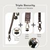 4J LEDR Camera Harness,Dual Shoulder Leather Camera Strap for Photographer,Camera Shoulder Strap for 2 Cameras Carrying for Men&Women, Multi Camera Gear for DSLR/SLR Strap,Quick Release view 4