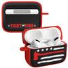 AFFINITY BANDS Firefighter HDX Case Cover Compatible with Apple AirPods Pro 1 & 2 (Axe Flag Red) view 1