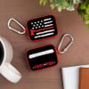 AFFINITY BANDS Firefighter HDX Case Cover Compatible with Apple AirPods Pro 1 & 2 (Axe Flag Red) view 2