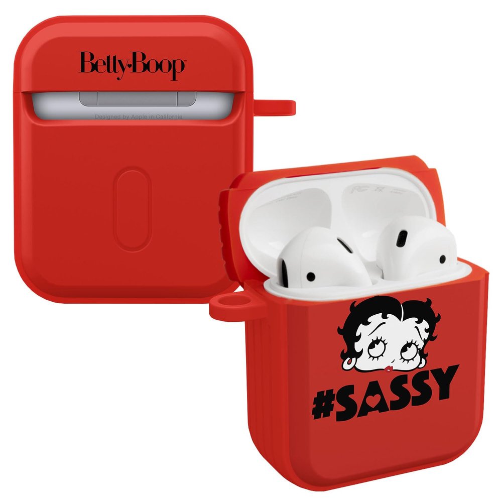 Affinity Bands Betty Boop Classic HDX Case Cover Compatible with Apple AirPods Gen 1 & 2 (#Sassy)