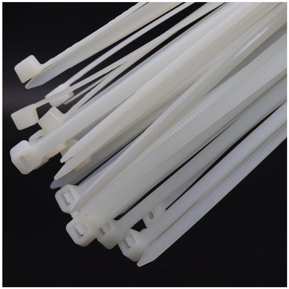 zip ties 18 inch for outdoor use Large cable ties white 100 pcs strong long nylon ties industrial plastic tie wraps
