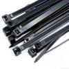 18 inch zip ties for outdoor use Large cable ties black 100 pcs strong long nylon ties industrial plastic tie wraps view 1