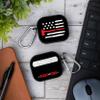 AFFINITY BANDS Firefighter HDX Case Cover Compatible with Apple AirPods Gen 3 (Axe Flag Black) view 2