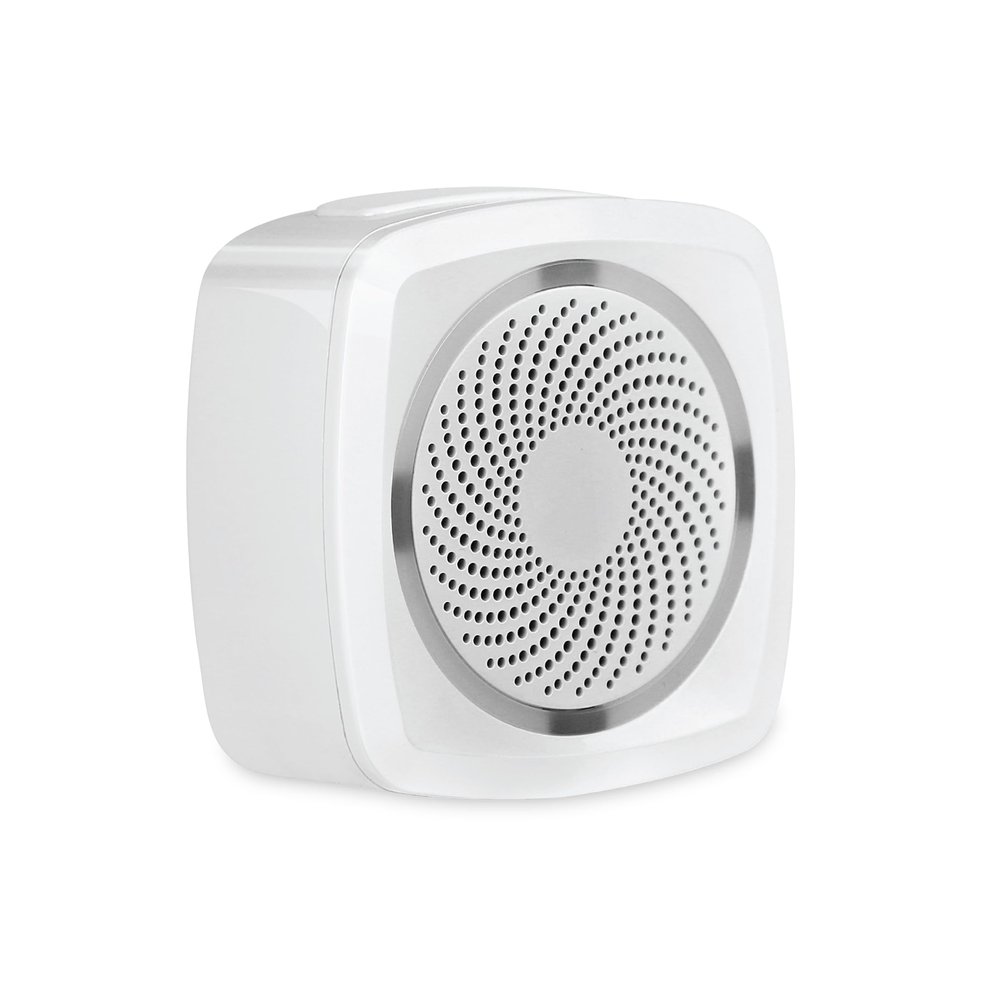 Feit Electric Smart Indoor WiFi Audible Home Security Alarm with Flashing Lights, Wireless, Rechargeable and Connects to Security Cameras and Sensors (Brand Compatibility) - Alert/WiFi