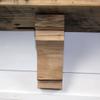 Modern Timber Craft Reclaimed Barnwood 3x6x6 Decorative Antique Corbels | Farmhouse Rustic Wood Corbel Set of 2 view 2
