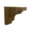 Modern Timber Craft Reclaimed Barnwood 3x6x6 Decorative Antique Corbels | Farmhouse Rustic Wood Corbel Set of 2 view 4